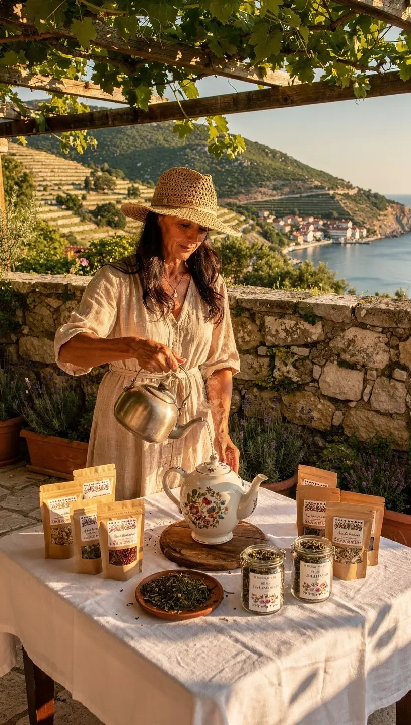 Mješavina ljekovitog bilja za opuštajuću čajnu infuziju.