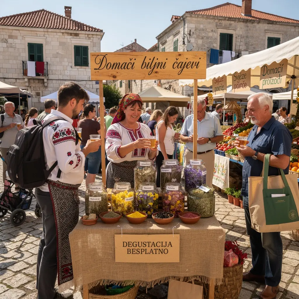 Zeleni čaj s mirisom mente u elegantnoj šalici.